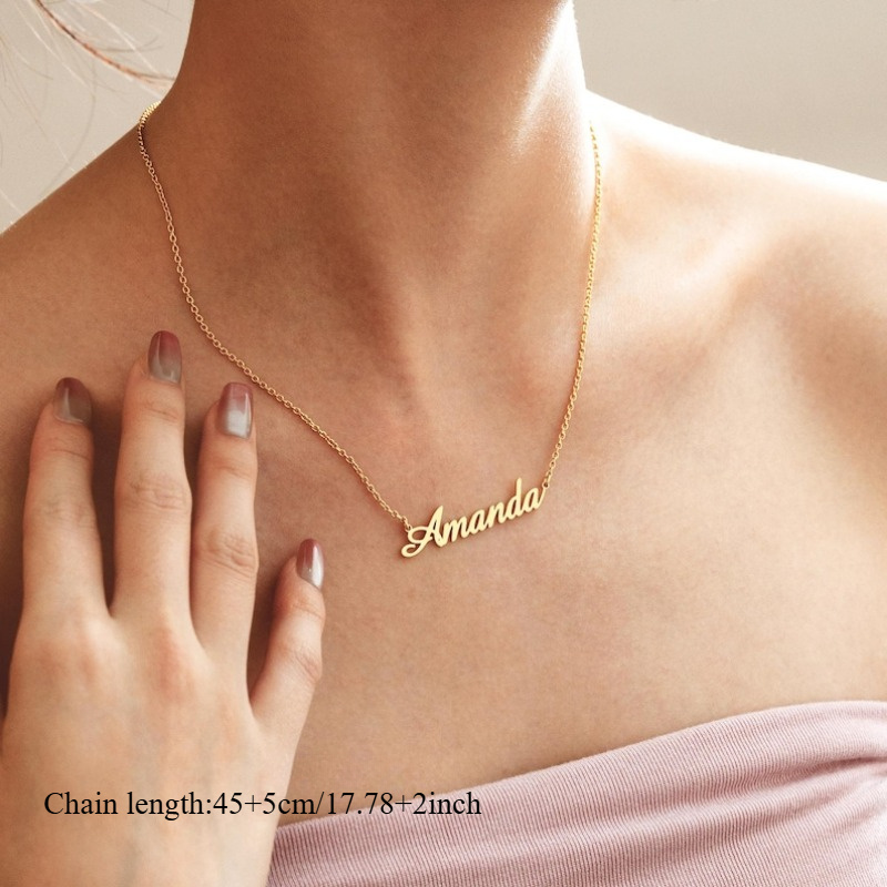Personalized 18K Golden Plated Name Necklace